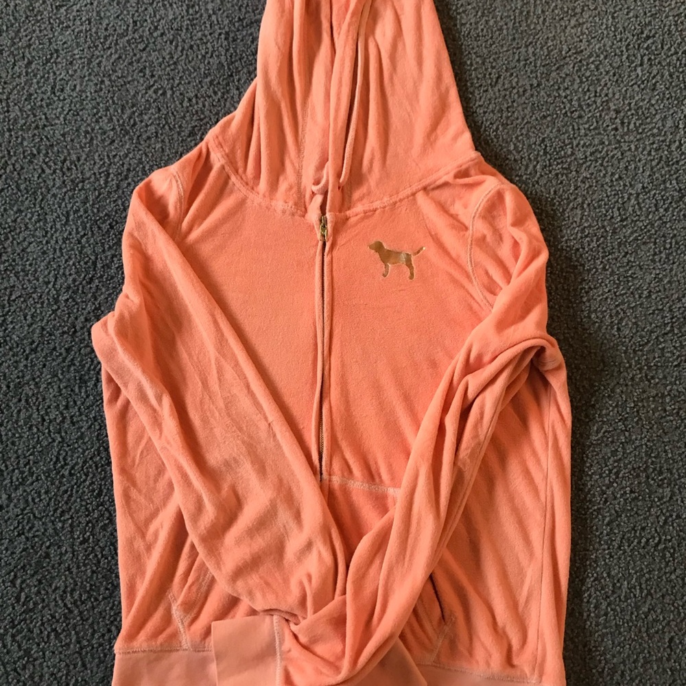 VS terry cloth zip up